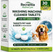 Washing Machine Cleaner Tablets for Pet Owners - 30 Count Enzyme Pet Hair Buildup Cleaner - Monthly Washer Maintenance T