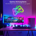 20Ft Neon Rope Lights,Flexible Led Rope Lights Control with App/Remote,Multiple Modes Music Sync Gaming RGB Led Neon Lig