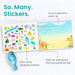 Animal Habitats Sticker Book | 12 Coloring & Activity, 500+ Stickers