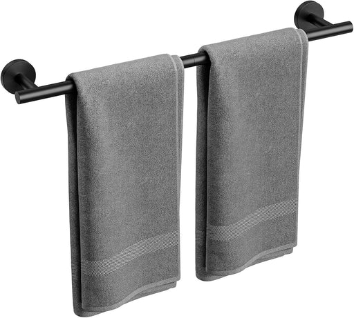 Matte Black Towel Bar, 24 Inch Bathroom Towel Rack, Modern Bathroom Decor