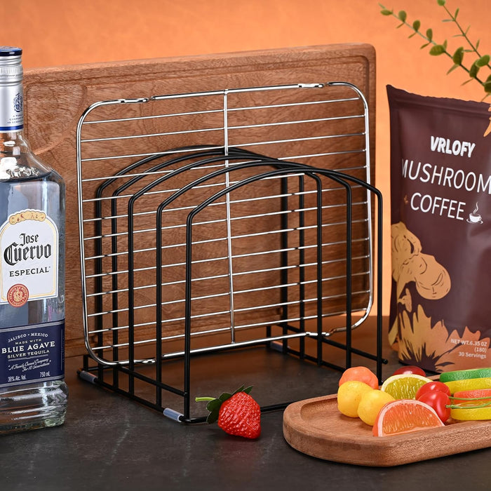 Cutting Board Organizer, 2PCS, Matte Black