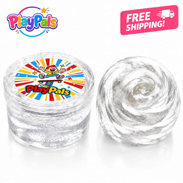 Glossy Metallic Slime Toy, Stretchy Non-Sticky Sensory Putty with DIY Pigments, Satisfying ASMR Stress Relief Fidget Toy for Adults Teens,Sohochic