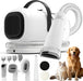 Dog Grooming Kit with Vacuum, 12000Pa Pet Electric Clipper & Cleaning Brush