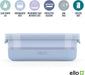 3.7 Cup Plastic Meal Prep Containers, 10 Pc, 5 Pack, Melon