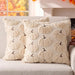 Fall Pillow Covers Pumpkin Fall Decor 18x18 Set of 2 Beige