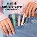 Push & Buff 2-in-1 Cuticle Care Treatment Pen | Exfoliates, Polishes and Smooths Cuticles | Textured Tip for Instant Results | Easy, Mess-Free Nail Care on the Go