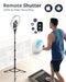 12" LED Ring Light with 62" Tripod Stand, Phone Holder & Remote