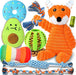 9 Pack Luxury Puppy Toys for Teething Small Dogs, Puppy Chew Toys with Cute Squeaky Dog Toys, Ball and More Rope Dog Che