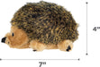 Hedgehogz Plush Dog Toy, Squeaks, Small, 6" x 4.5"