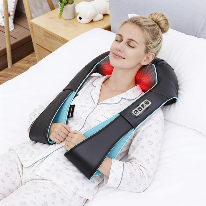 Women Men Gifts, Shiatsu Back Shoulder & Neck Massager with Heat