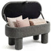 42-Inch Corduroy Storage Bench