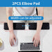 L-Shaped Desk Elbow Pad for Desk, Memory Foam Elbow Support Padding with Non-Slip, Ergonomic Desk Edge Cushion, Wrist Co