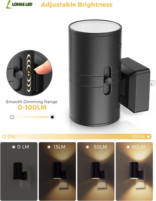 Night Light Plug in, Night Lights Plug into Wall, Soft White
