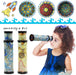 2 Pack Classic Kaleidoscope Toy,Magic Rotating Kaleidoscope,Stretchable Long World Kaleidoscope,Educational Toy Kaleidoscope for Children Gifts
