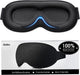 100% Blackout Sleep Eye Mask for Women Men, Zero Pressure Sleep Mask
