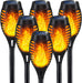 Solar Torch Light with Flickering Flame for Halloween Decorations