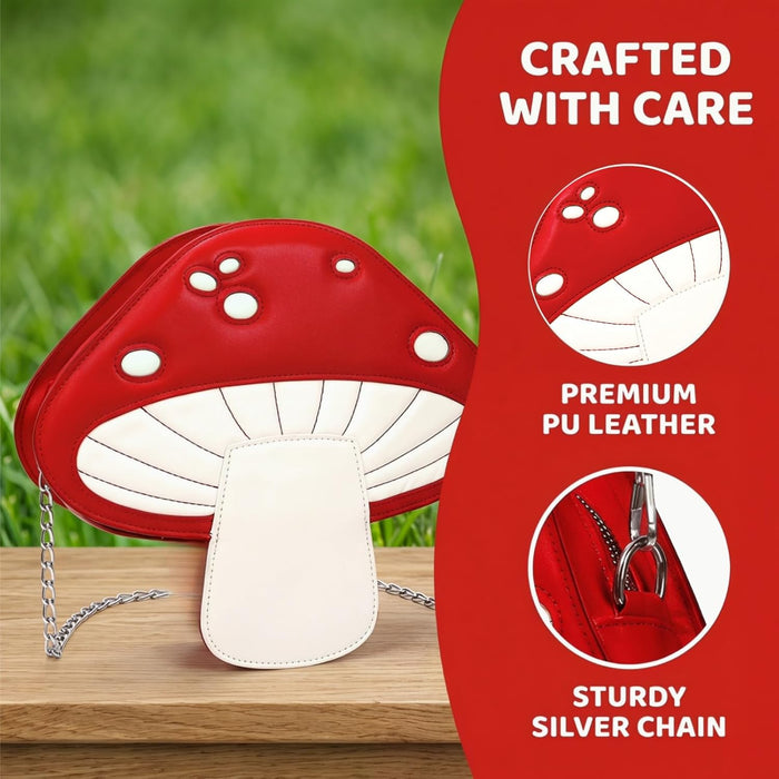 Mushroom Crossbody Purses, Cute Sweet