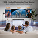 Sound Bar for Smart TV, 2‑in‑1 Detachable, 31" 80W Surround Sound