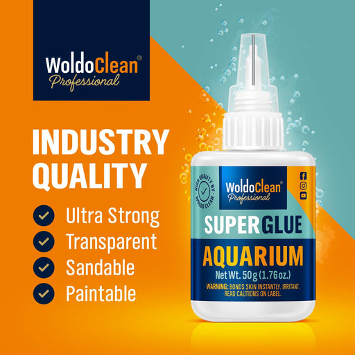 Aquarium Super Glue Gel 50g Fish Safe - Reef Coral Rock Plants