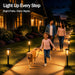 Solar Pathway Lights Outdoor 8 Pack, Bright Solar Garden Lights