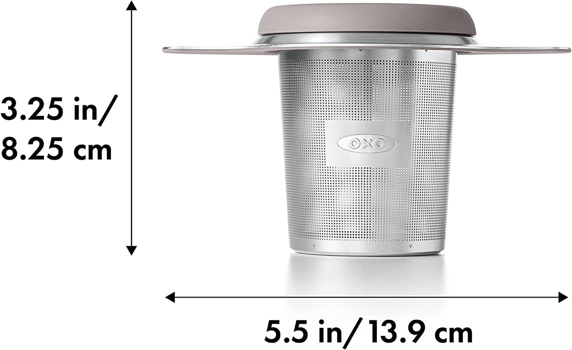 OXO Brew Tea Strainer Basket - Fine Mesh, Stainless Steel