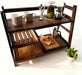 3 Tier Bamboo Matcha Station, coffee station organizer Shelf