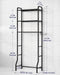 Over Toilet Storage Rack, 63.2" H Space-Saving, Holder & Hooks