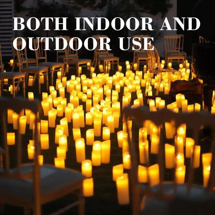 36-Pack LED Flameless Candles with Remote Control - Perfect for Home, Parties, and Special Occasions - Create a Magical Ambiance Effortlessly(Three Sizes)