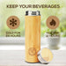 Premium Bamboo Tea Tumbler with Infuser for Loose Leaf Tea