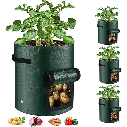 Six-Pack 10-Gallon Vegetable Grow Bags