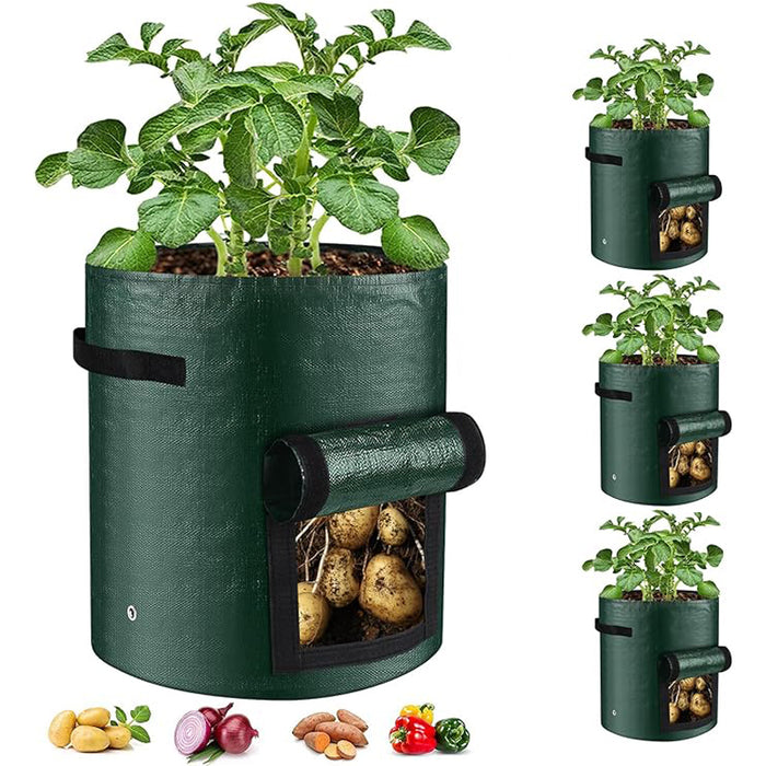 Six-Pack 10-Gallon Vegetable Grow Bags