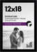 12x18 Picture Frame - Engineered Wood - Black