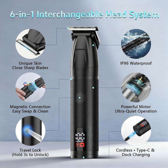Manscape Men Body Beard Trimmer Waterproof Groin Ball Hair Groom Kit