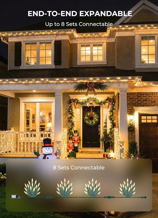LED Christmas Lights Indoor Outdoor, 33FT 100 Count Mini String Lights