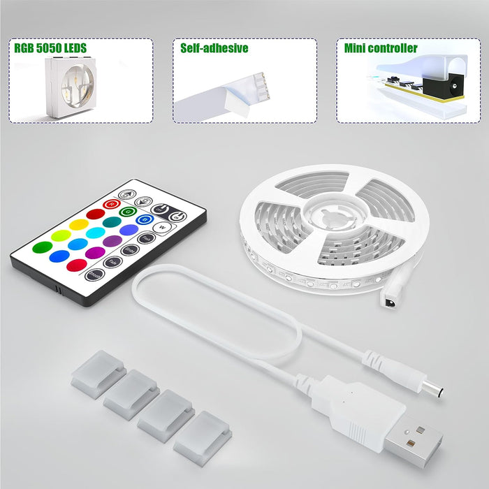 8.2 Ft RGB TV LED Backlight for 40-60 Inch Tvs