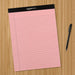 Wide Ruled Lined Writing Note Pads with Sturdy Back, 8.5" x 11.75", Multicolor, 6-Pack, 300 Sheets, Perforated