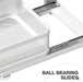 2 Pack Under Sink Organizer With Next-Gen Ball-Bearing Slides,2-Tier Precision Mesh Pull Out Cabinet Drawers Storage for