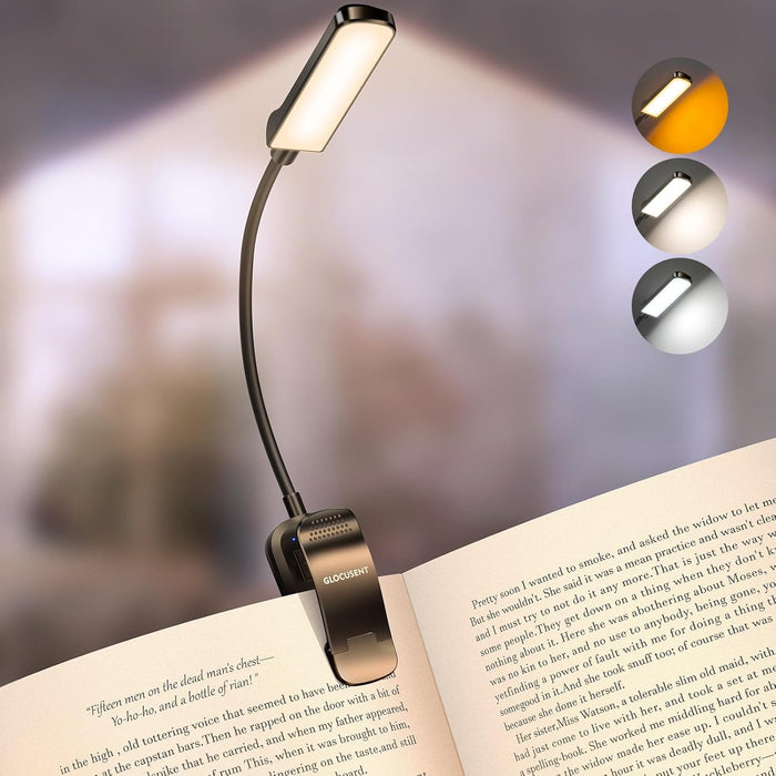 13 LED Book Lights for Reading at Night, Gifts for Book Lovers