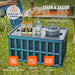 65L Collapsible Storage Bins with Lids 3 Packs, Stackable Crates