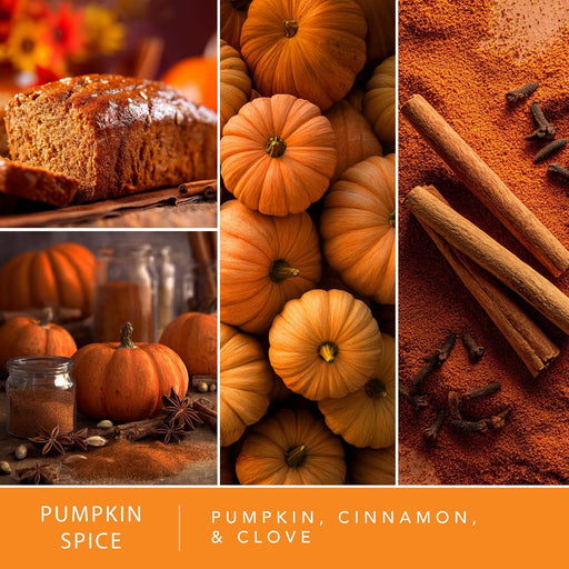 Fall Wax Melts Pumpkin Party 4pk – Long Lasting, Strong Scent Melts for Warmers, Includes Pumpkin Spice with Apple Muffi