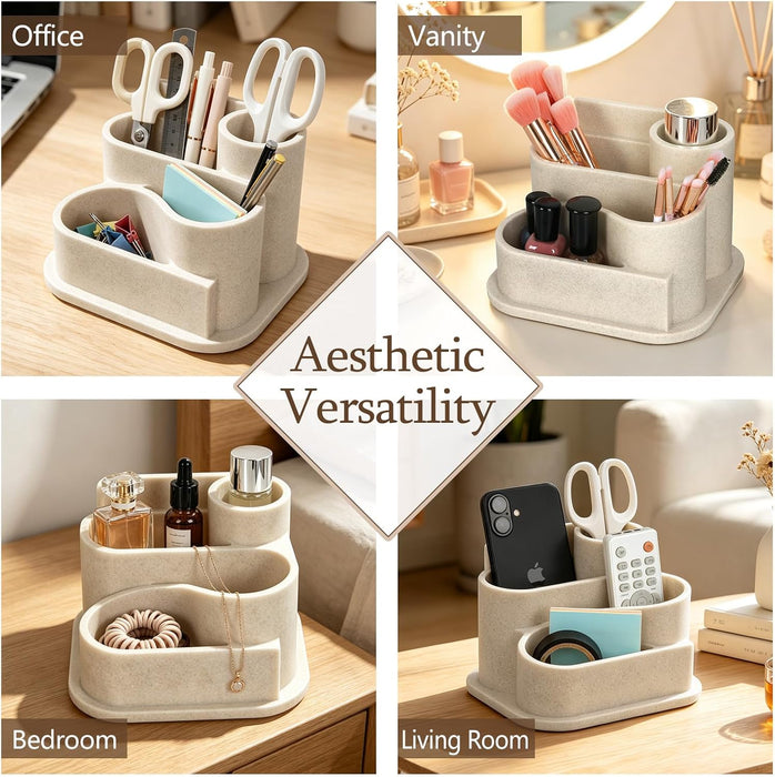 Aesthetic Desk Organizer,Pen Holder for Desk,Modern Office Desk Accessories