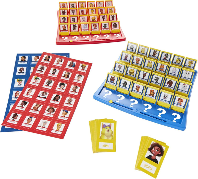 Guess Who? Plus Board Game with People & Pet Cards