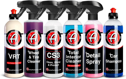 Adam's Essential Car Wash Kit (6-Item) - USA Made Auto Detailing Car Care Cleaning Kit for Car & Truck Lovers, Dads, Mom