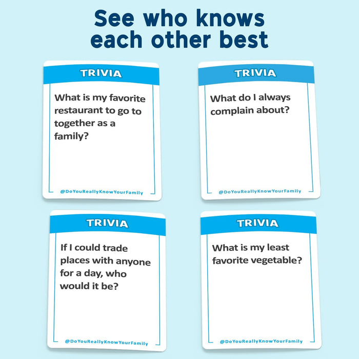 Fun Family Game for Kids, Teens and Adults