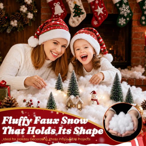 Christmas Decoration Fake Snow, Artificial White Clouds for Christmas Tree