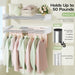 Wall Mounted Clothes Drying Rack 32", Foldable Wall Laundry Rack