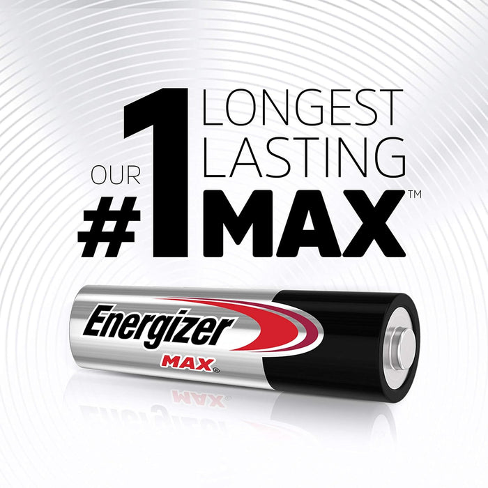 AA and AAA Batteries, 48 Count, Combo Pack Contains 24 Max Double A and 24 Max Triple A Batteries
