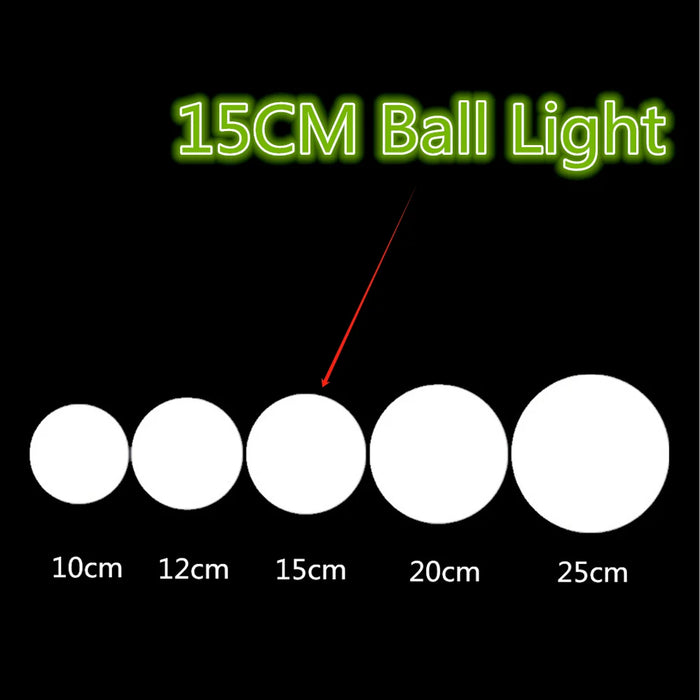 Rechargeable LED Glowing Ball Light for Kid Adult, Outdoor Globe Night Light with Remote, Great for Yard Garden Decor
