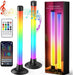 IC+RGBW USB Powered Led Light Bar with App & Remote Control, 2 Pack