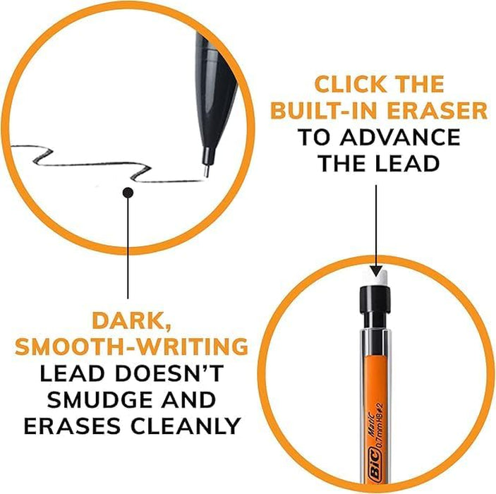 Xtra Smooth Mechanical Pencil, 0.7 mm Medium Point, 40-Count Pack